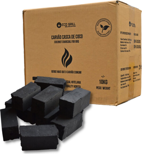 Briquettes de noix de coco thaïlandaises