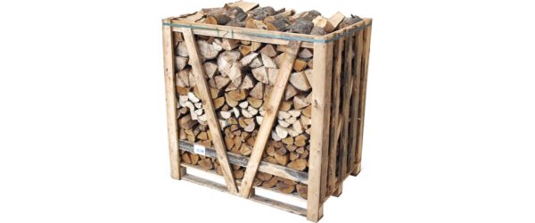 Bois de chauffage de feuillus et de feuillus pour la cheminée 1 mètre cube